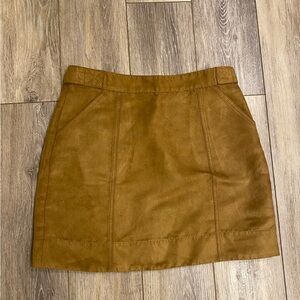 Banana Republic Factory Vegan Suede Mini Skirt Size 4